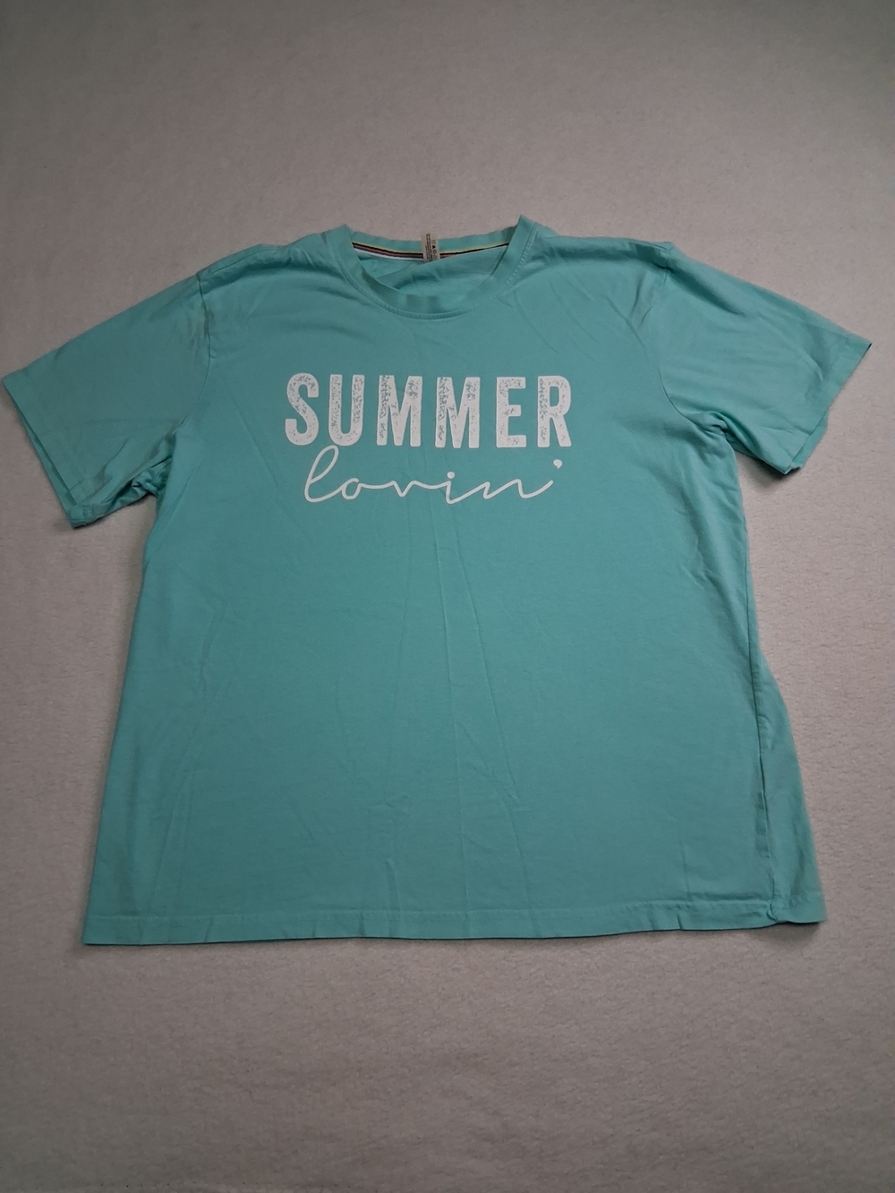 4/20$ Summer Lovin' Short Sleeve Tee - Aqua